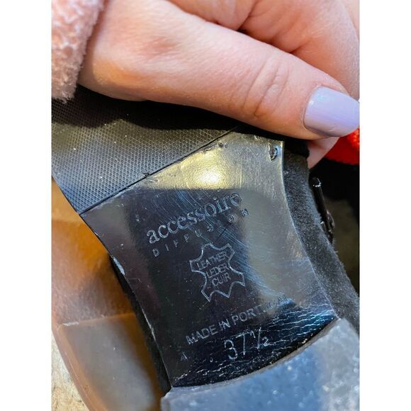 Accessoire diffusion suede point toe over knee boots size 7 - Picture 9 of 10